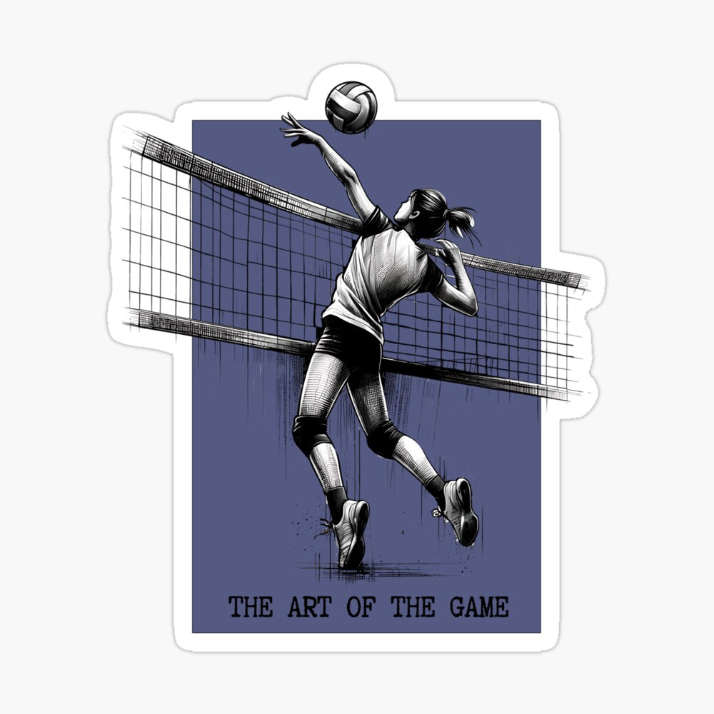 The Art of the Game: Volleyball Collection. Sticker