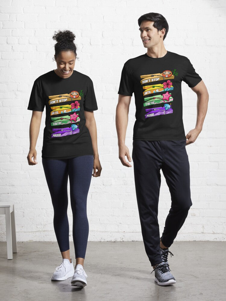 Get Clipped. Volleyball Collection. Active T-Shirt