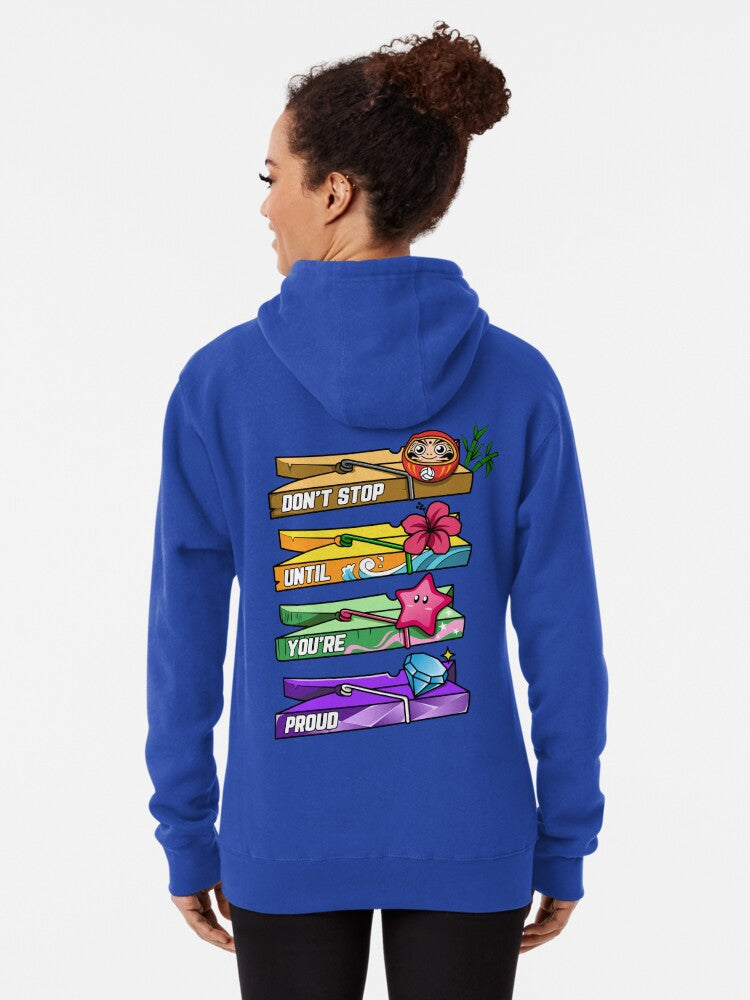 Get Clipped. Volleyball Collection. T-Shirt Zipped Hoodie