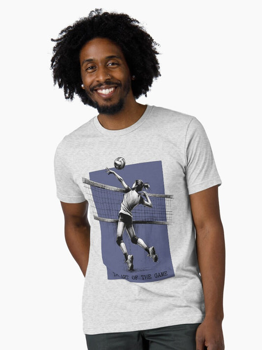 The Art of the Game: Volleyball Collection. Tri-blend T-Shirt