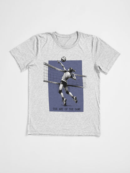 The Art of the Game: Volleyball Collection. Tri-blend T-Shirt