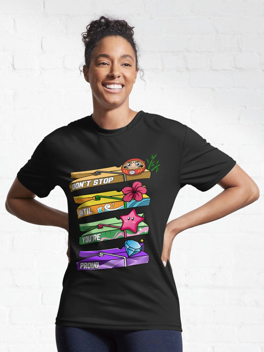 Get Clipped. Volleyball Collection. Active T-Shirt