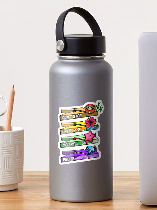 Get Clipped. Volleyball Collection. Sticker