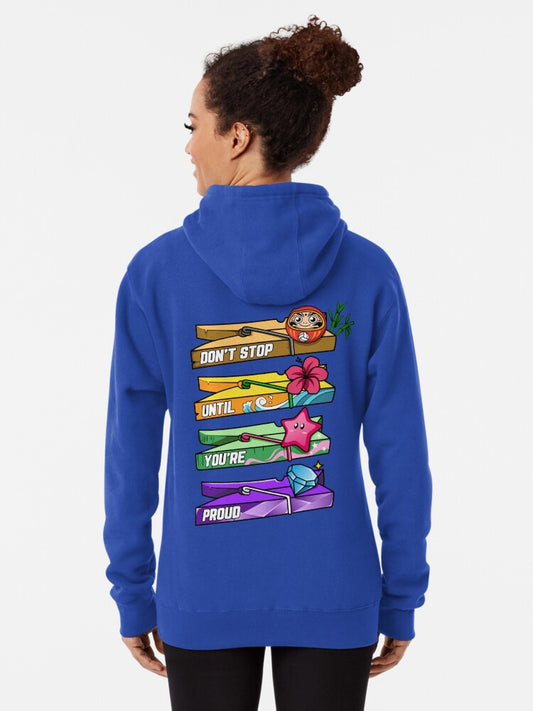 Get Clipped. Volleyball Collection. T-Shirt Zipped Hoodie